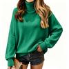 Women's Color Turtleneck Top Casual Fashion Base Layer