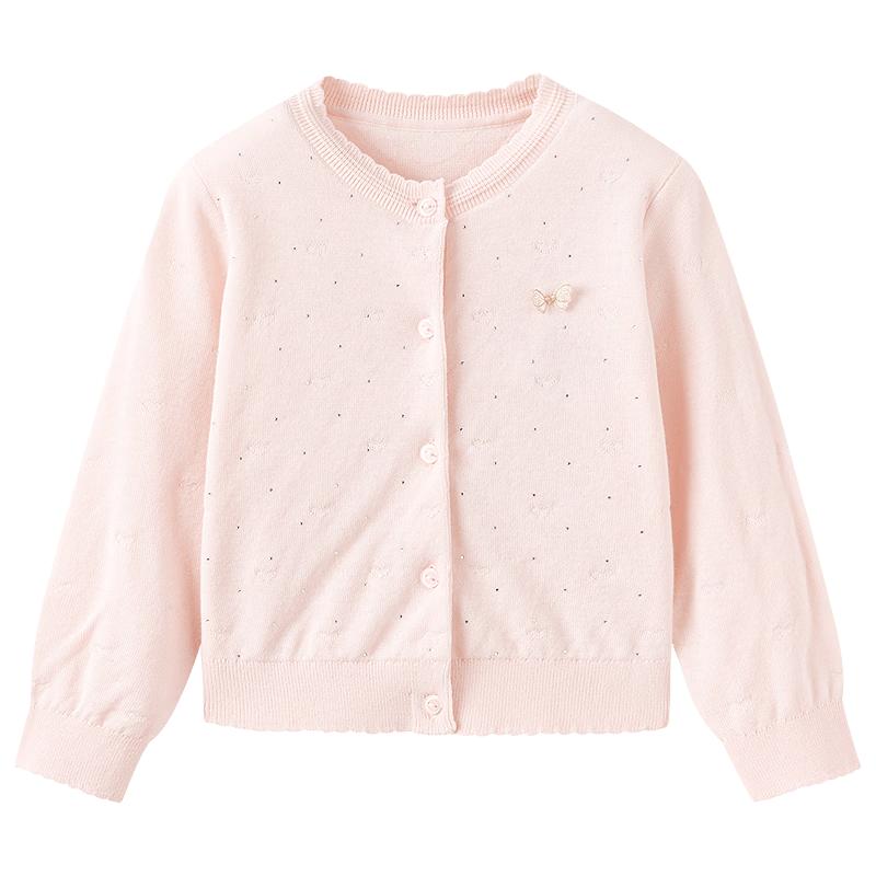 Balabala Girls' Butterfly Knitted Cardigan Sweater