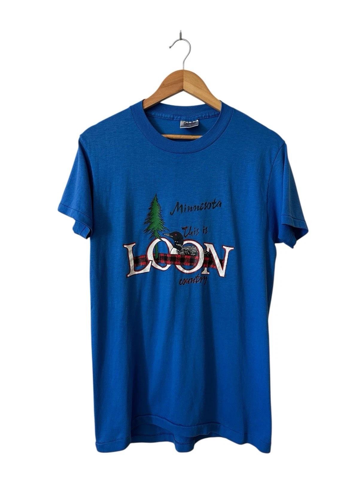 

Vintage Minnesota Loon T Shirt Men’s Large Blue 90’s USA 2XL