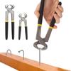 2Pcs Nail Puller Heavy Duty Staple Remover Claw Carpenter Tools Pliers Multi-purpose Staple Puller for Pulling Nails and Cutting