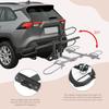 HeavyDuty Foldable Carrier Rack with 170 LBS Capacity for Trike or Electric Tricycle Hitch Mount Bicycle Platform Receiver Comp