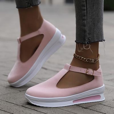 Large Size Summer Fashion Round Head Rocking Bottom Women'S Sports Style Platform Sandals Single Shoes