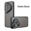 for HUAWEI Pura 80 Pro + Shockproof Matte Phone Case Acrylic Bumper Soft Cover for HUAWEI Pura 80 Ultra Clear Shell Funda