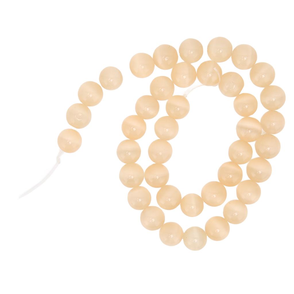 Jewelry DIY Stone Beads 10mm Excellent Polishing Light Champagne Exquisite Natural Stone Beads