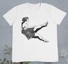 Relaxing Vintage Lady T Shirt - Retro Women Drawing - %100 Premium Cotton Unisex T-Shirt