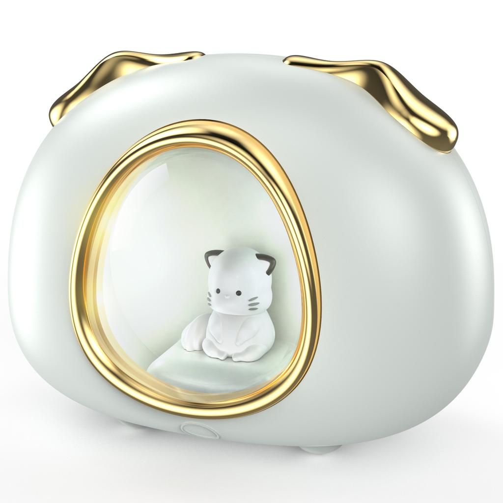 Mini Cartoon Bluetooth Speaker White Noise Sleep Aid Soundbar Wireless TWS  Connection Stereo Music Box Night Light Sleep Timer