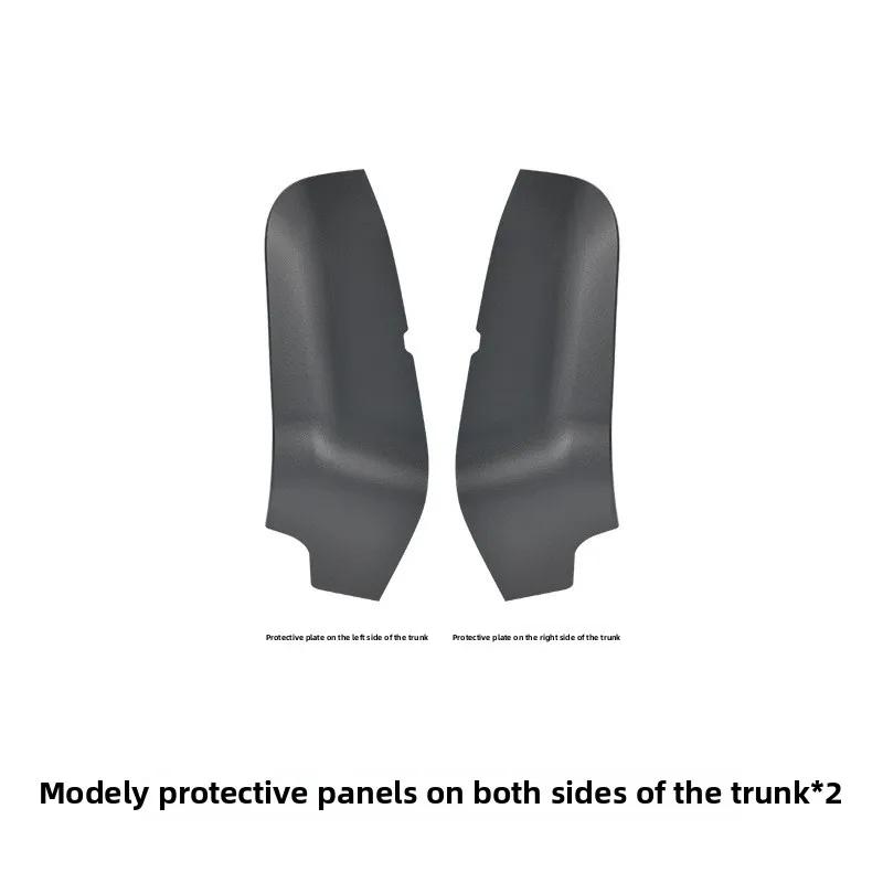 

Защитные накладки салона Model Y Защитные накладки на багажник от царапин Аксессуары из АБС-пластика с индивидуальной посадкой Крепление на липучке Специфично для автомобиля