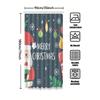 TU Christmas Shower Curtain Festive Holiday Decor Merry Xmas Bathroom Set Waterproof Holiday Home Decor Gift Modern Style