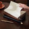 Faux Leather Cover Notebook Smooth Writing Office Notebook Waterproof Writing Diary Personal Use Notepad