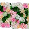 Artificial Flower Wall Panel Rose Flower Backdrop for Wedding Stage Home