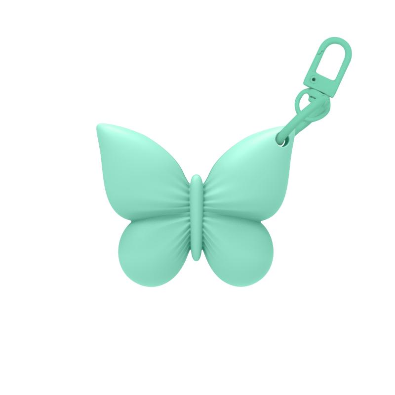 Portable Silicone Lip Balm Holder Keyring for Easy Access Stylish Bowknot Design