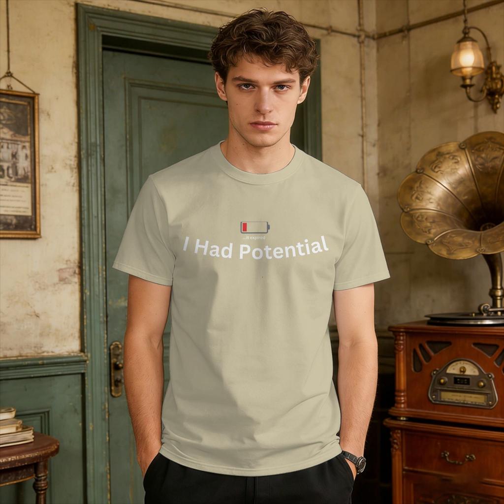 Ich Hatte Potentia T-Shirt Sommerprojekt Hail Mary Reine Baumwolle T-Shirts Für Unisex Lässiges T-Shirt Kurzarm Y2k Lustige Oberteile