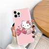 Transparent Case for Samsung A04 A14 A23 M33 M53 Realme 10 9 C35 C55 VIVO X80 Infinix Hot 30 Note 11 Tecno Spark 8P Pro L-12 Hello Kitty