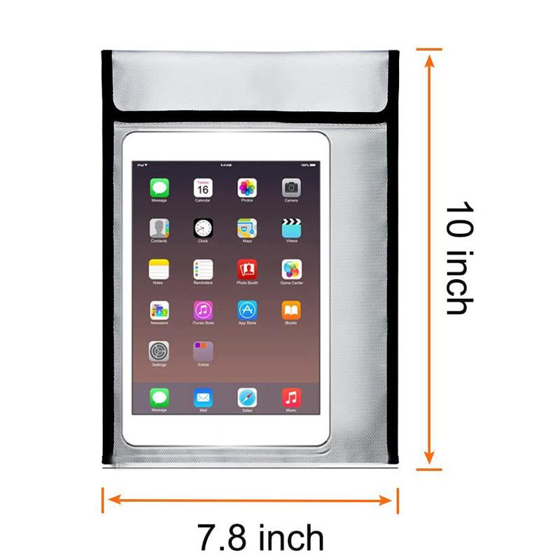 Fireproof Waterproof Faraday Bag Anti-Hacking Signal Blocker Storage Pouch for Phone Notebook Computer Ipad Key Fob Faraday Bag