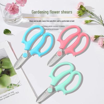 Stainless Steel Florist Pruning Shears: Rose, Tree Branch & Flower Scissors, Multifunctional Garden Tools