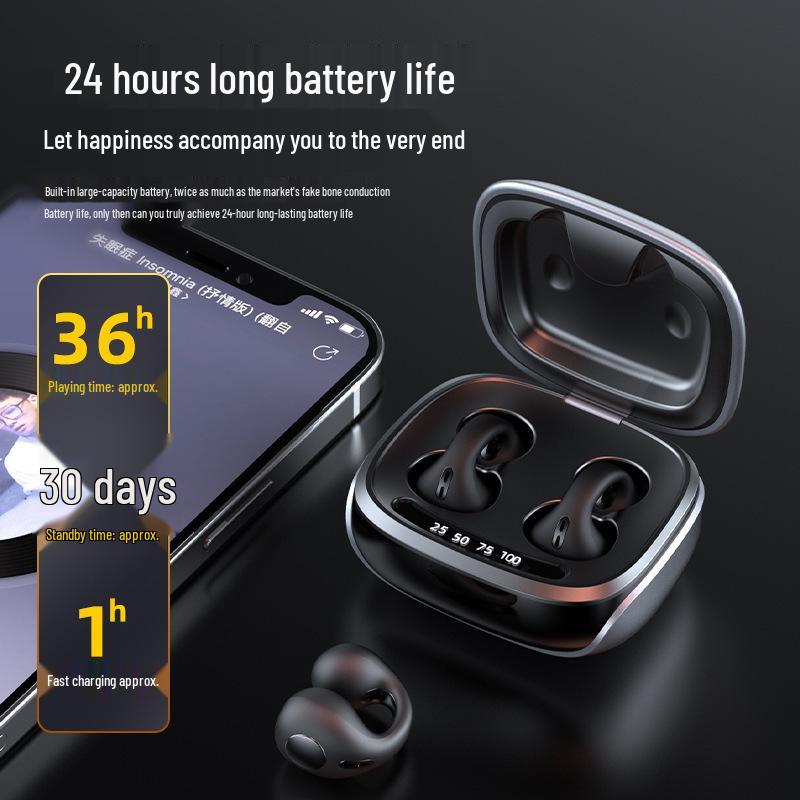 Noise-Cancelling Bluetooth Earphones with Air Conduction & Low Latency