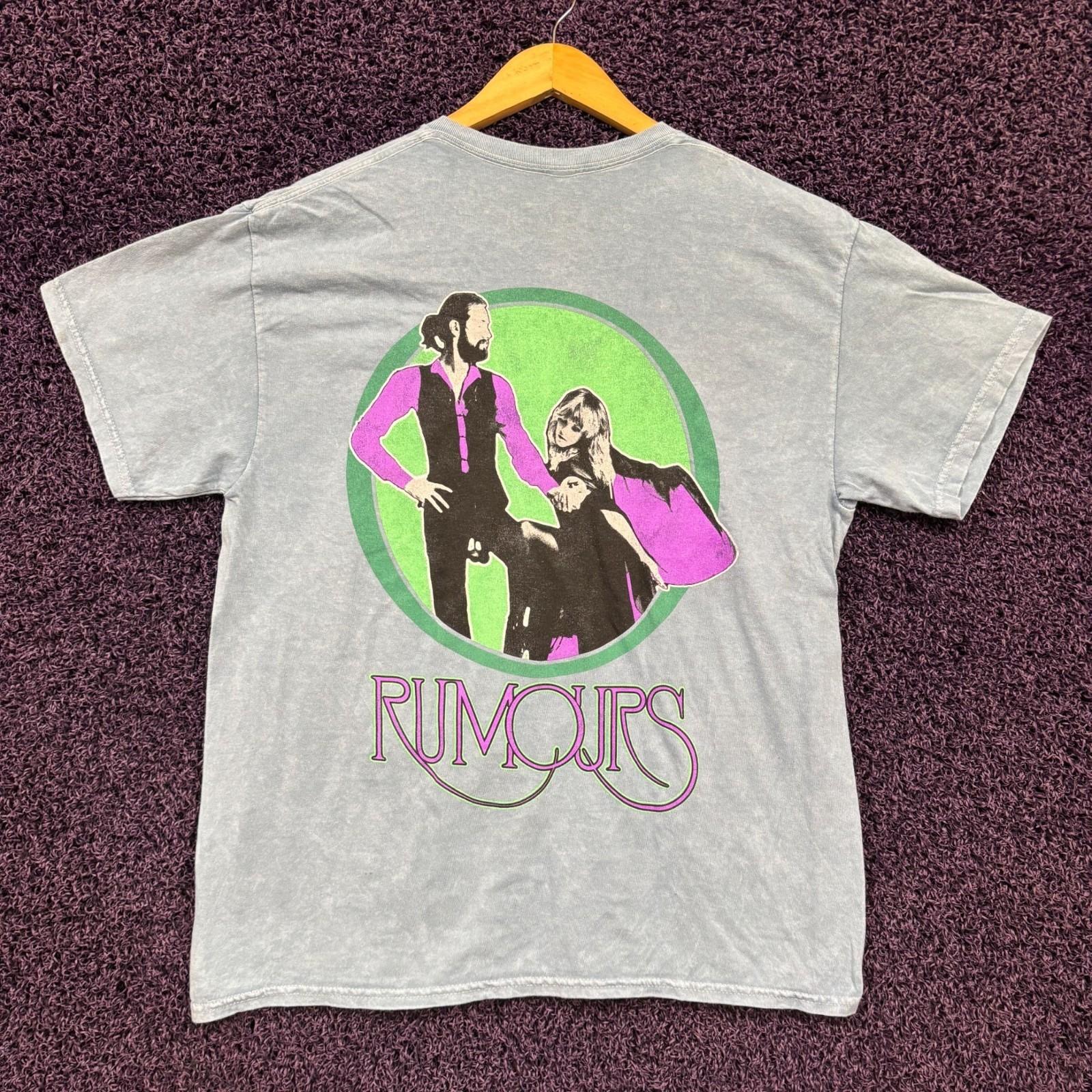 Fleetwood Mac Rumours Album Cover Folk Rock Band T-Shirt L XXXL