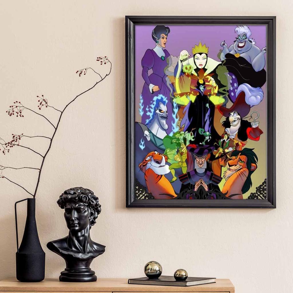 5D Diy Diamond Painting All Kinds of Villain Characters Full Drill Rhinestones Mosaic Embroidery Handmade Products Home Decor Gift