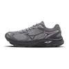 Mizuno RACER V2 Slip Resistant, Abrasion Resistant, Breathable Low Top Sprint Running Shoes Unisex Carbon Gray Mizuno D1GH250603