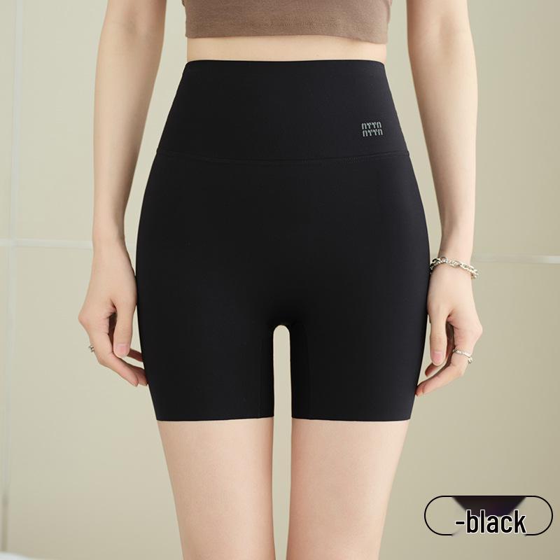 Women's Plus Size High Waist Shark Skin Cycling Shorts with Tummy Control and Built-in Underwear