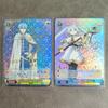 Frieren: Beyond Journey's End Series Pattern Version Diy Refractive Twill Flash Card Anime Himmel Game Collection Card Toy Gift