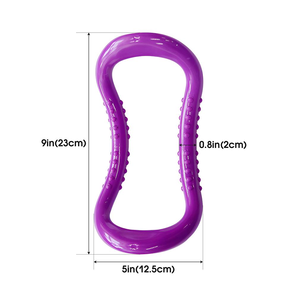 Yoga Circle Pilates Stretch Ring Home Women Fitness Equipment Fascia Massage Body Workout Exercise Resistance Support Tool