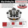 Lychee Surface Bush Hammer Wheel, 4" 20-Tooth & 5" 30-Tooth Grinding Disc for Angle Grinders
