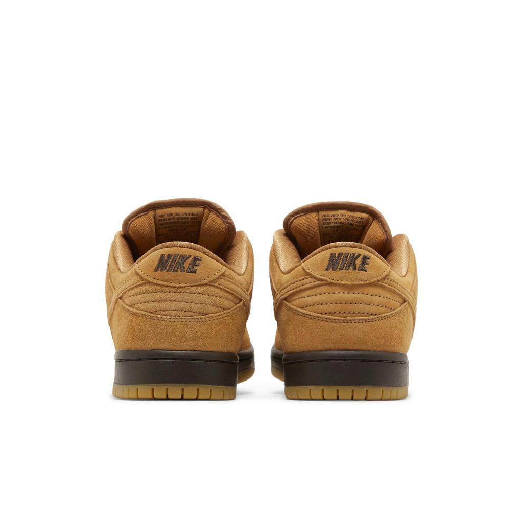 Nike Dunk Low Pro SB 'Wheat Mocha' (Unisex) Flax / Flax / Baroque Brown / Gum Light Brown Skate Shoes BQ6817 204