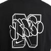 Nike T Shirts Men's Black Crew Neck Moderate HJ3407-010