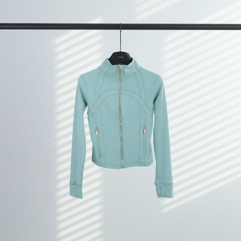 Lulu Define Short Stand Collar Jacket Women Slim Fit Yoga Running Activewear