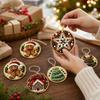 Christmas Ornament Kit with Sticker Decorations for DIY Holiday