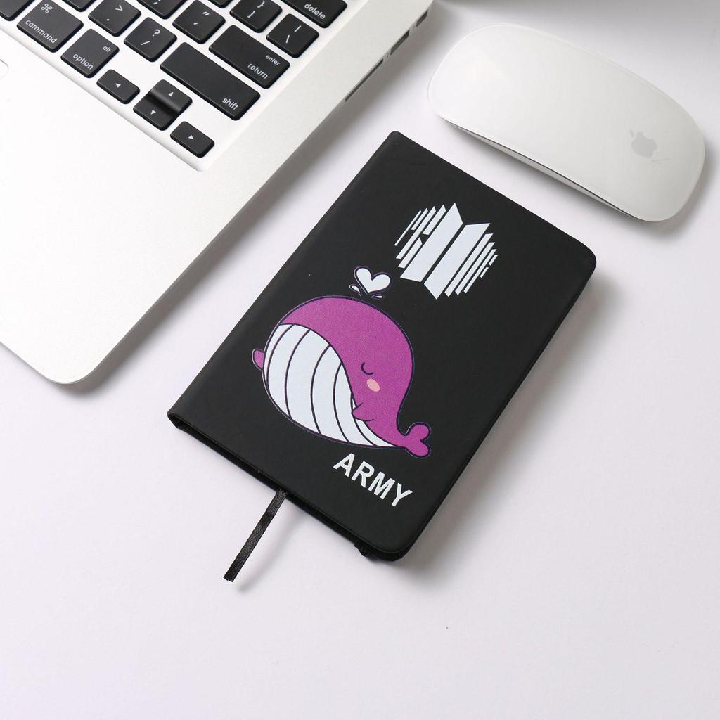 Korean Star Group Portable PU Strap Planner Notebook