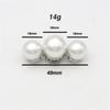 1PC Women Wedding Bride Charm Buckle Pearl Decoration Clips Big Pearl Shoe Decorations