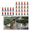 Irrigation Mister Nozzle with Tee Joint, Irrigation Dripper for Patio