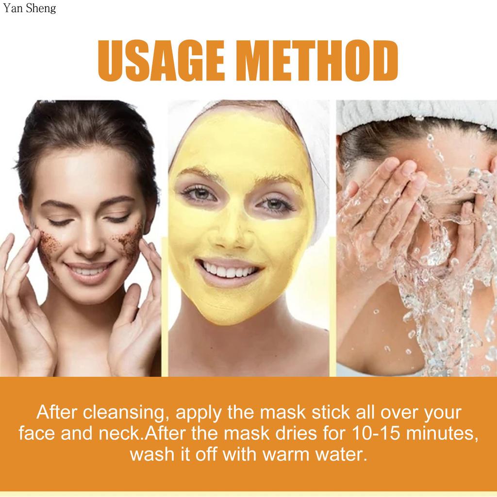 Turmeric Mud Skin Brightening Muction Stick Deep Cleansing Shrink Pores Brightening Skin Color Smear