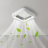 Household Energy Saving Bladeless Ceiling Fan Light 6 Speed Frequency Conversion Fan Lamp Intelligent Dimming Lighting Fan