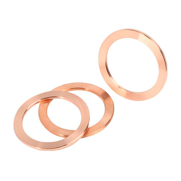 CF 16 20 25 35 63 80 100 150 Raccordo a Vuoto Guarnizione Piatta in Rame Sanitaria Rondella di Compressione Anello di Tenuta per Raccordi a Flangia Pompa