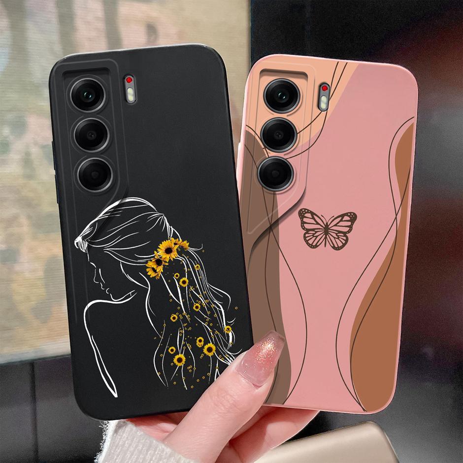 Case For Tecno Camon 40 Pro 4G 5G Pretty Butterfly Protective Soft Silicone Cover For TecnoCamon40 Fundas TecnoCamon40Pro Bumper