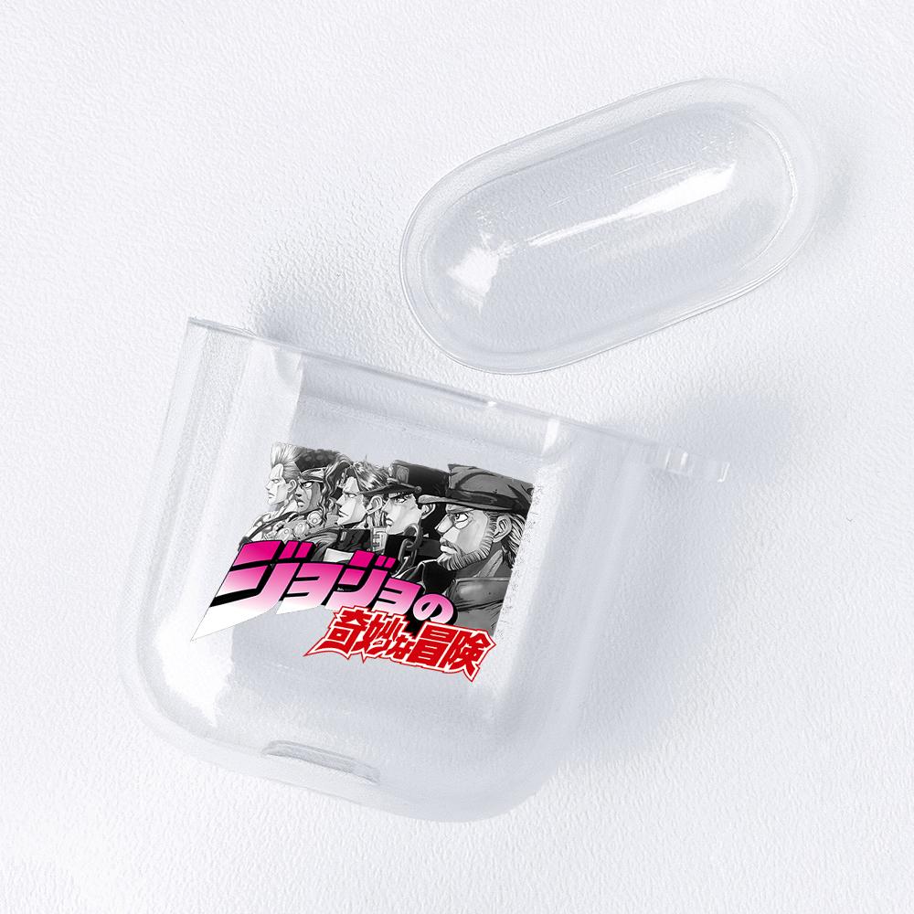 Anime Manga JoJos Bizarre Adventure Soft TPU Case for AirPods 3 2 1 Pro Cute Transparent Airpod Pro Airpod Cases Luxury