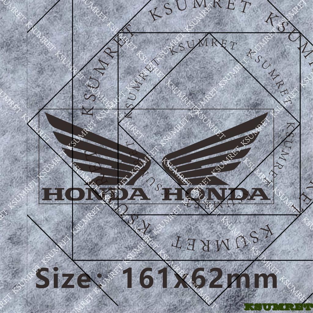 AAAKQ1 For Honda Wing Sticker Motorcycle Stickers Moto Helmet Modification Accessories Sponsor Stickers