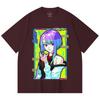 230 g/m² 100% Baumwolle Cyberpunk Edgerunners V8 Lucy Druck Unisex Schweres Baumwoll-T-Shirt