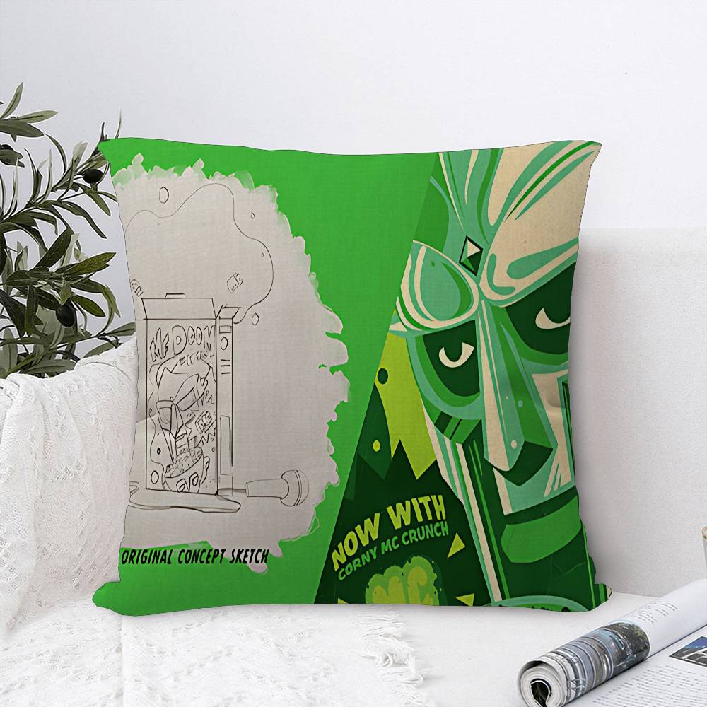 

M-MF D-DOOM Подушка Подарок Домашний Офис Украшение Подушка Спальня Диван Автомобильная Наволочка 12x12Inch