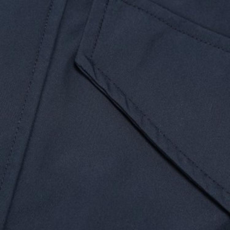 Timberland Solid Color Hidden Zipper Hooded Jacket Men Jackets Blue A2EQV-433