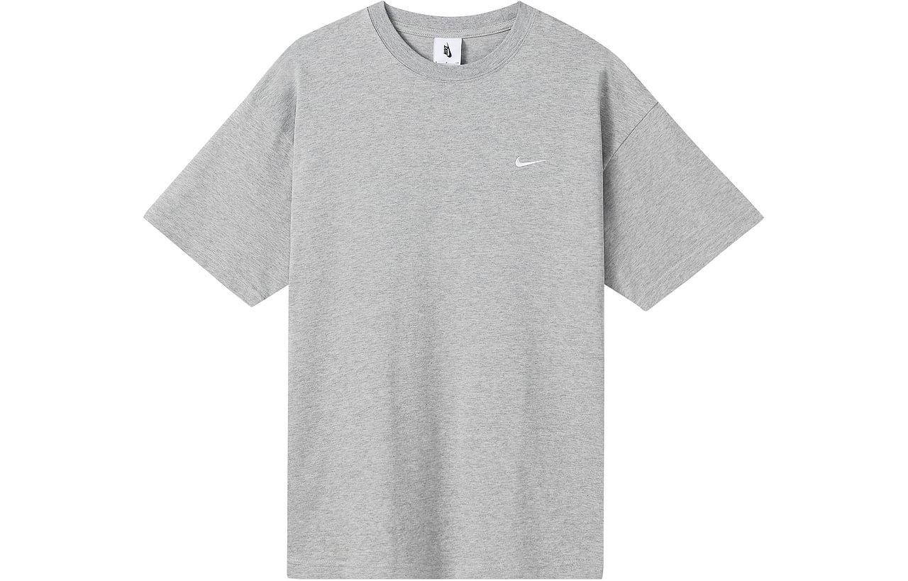 Nike Solo Swoosh T Shirt Men s Dark Heather Gray DA0321-063 S