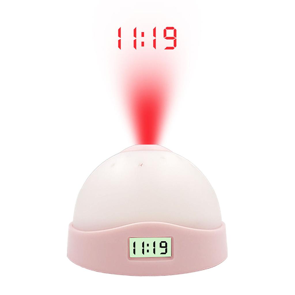 Electronic Alarm Clock With Colorful Lights And Sky Projection Clock