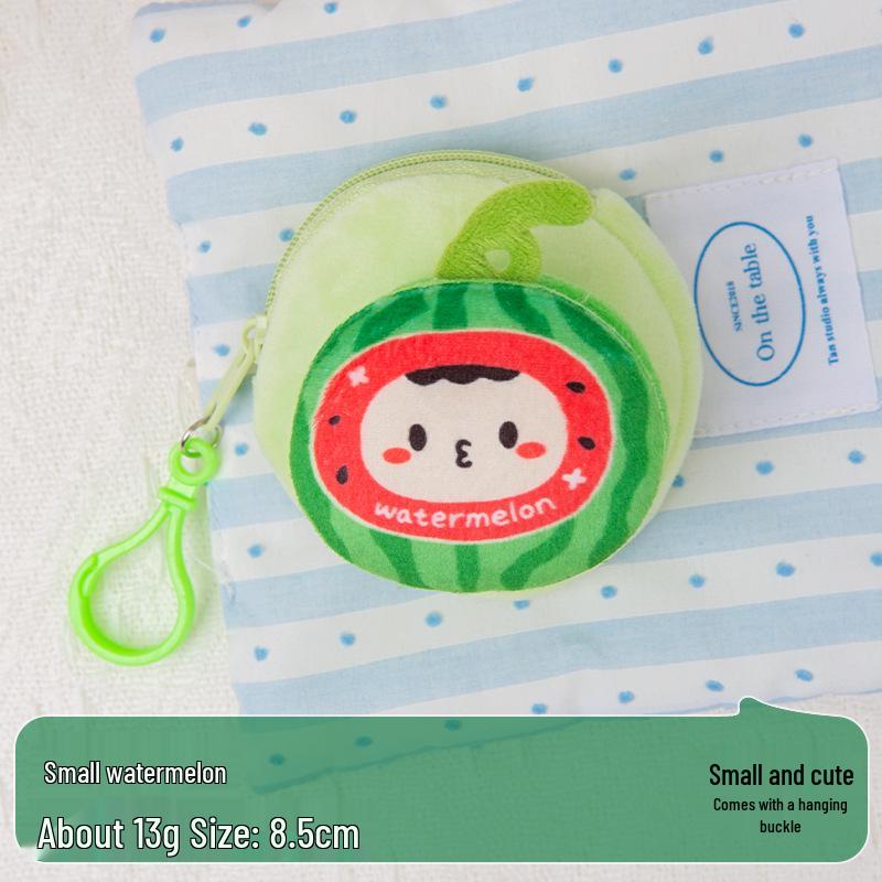Cartoon Doll Plush Coin Purse: Custom Cute Mini Earphone & Storage Bag for Students and Children