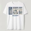 Vintage Egypt T-Shirt Sphinx Pyramids Temples Travel Souvenir History Tee Shirt
