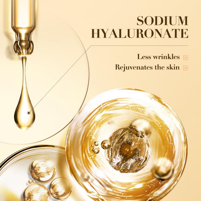 Ser de Apă cu Colagen și Perle de Aur 24K SADOER Hidratant și Hidratant