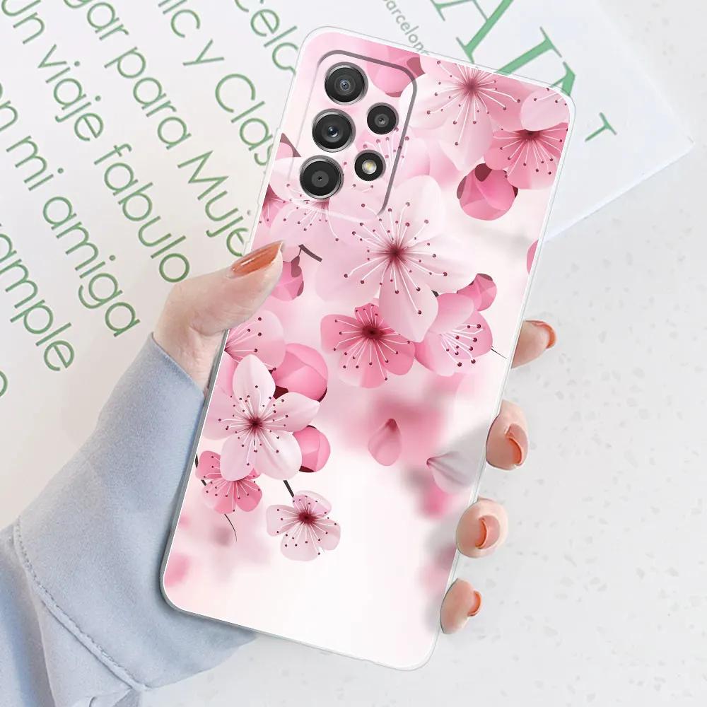 For Samsung Galaxy A33 5G Case A 33 Watercolor Marble Transparent Cases for Samsung A33 5G Case 2022 Cover Silicone Back Bumper