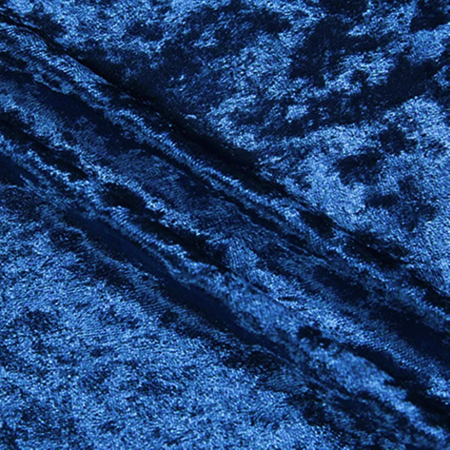 moonfarm Diamond Crush Velour Available in 15 1m x Fabric, Colors, Pre-Cut, Approx. 1.5m (Blue) синий